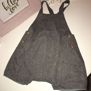 Zara mini shorts overalls